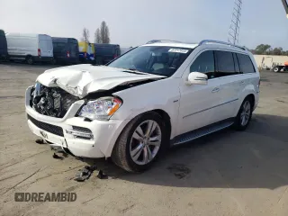 2012 Mercedes-Benz GL-Class GL 350 BlueTEC with VIN 4JGBF2FEXCA780010, listed as a Copart auction lot 87217444 with 0 mi miles and Salvage Title. Bid and sale history available at carsss.com. Image 1.