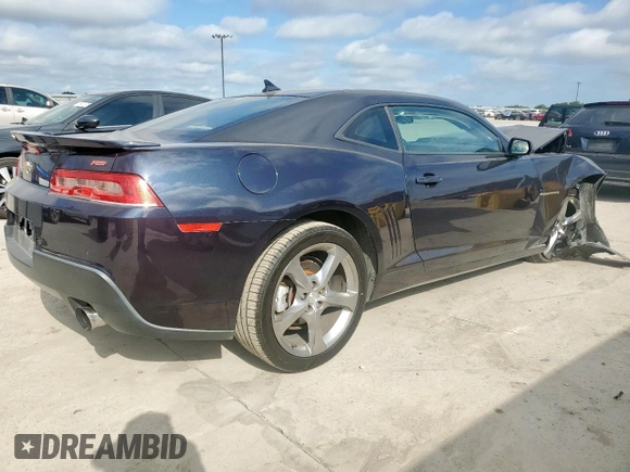 2014 Chevrolet Camaro LT with VIN 2G1FC1E31E9187152, listed as a Copart auction lot 62467045 with Not provided miles and Salvage title. Bid and sale history available at DreamBid. Image 3.