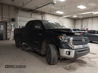 2019 Toyota Tundra SR with VIN 5TFUY5F10KX799831, listed as a IAAI auction lot 41396374 with 75,632 mi miles and . Bid and sale history available at DreamBid. Image 1.