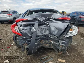 2017 Honda Civic LX with VIN 19XFC2F55HE034793, listed as a Copart auction lot 51168315 with Not Provided miles and Salvage Title. Bid and sale history available at DreamBid. Image 6.
