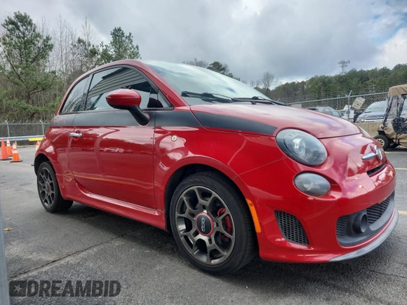 2013 FIAT 500 Turbo with VIN 3C3CFFHHXDT746395, listed as a Copart auction lot 44839585 with 72,442 mi miles and Clean Title. Bid and sale history available at carsss.com. Image 1.