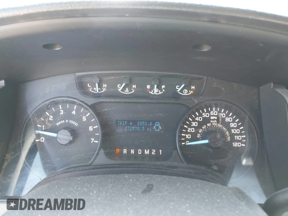 2012 Ford F-150 XL with VIN 1FTFX1EF5CFA36647, listed as a IAAI auction lot 42795921 with 272,570 mi miles and . Bid and sale history available at DreamBid. Image 7.