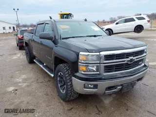 2014 Chevrolet Silverado 1500 LT with VIN 3GCUKREC9EG214717, listed as a IAAI auction lot 41725892 with NaN miles. Bid and sale history available at carsss.com. Image 1.