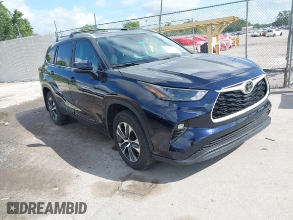 2023 Toyota Highlander L with VIN 5TDKDRBH5PS039744, listed as a IAAI auction lot 42776603 with 15,840 mi miles and . Bid and sale history available at DreamBid. Image 1.