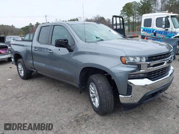2020 Chevrolet Silverado 1500 LT with VIN 1GCRYDED4LZ354719, listed as a IAAI auction lot 41753229 with 51,977 mi miles. Bid and sale history available at carsss.com. Image 1.