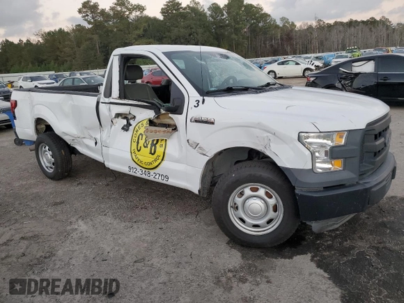 2017 Ford F-150 XL with VIN 1FTMF1C84HKD01197, listed as a Copart auction lot 79015754 with 148,372 mi miles and Salvage Title. Bid and sale history available at carsss.com. Image 4.