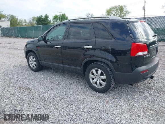 2012 Kia Sorento LX with VIN 5XYKT4A24CG270970, listed as a IAAI auction lot 41990293 with 135,769 mi miles. Bid and sale history available at carsss.com. Image 3.