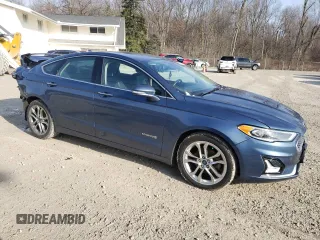 2019 Ford Fusion Hybrid Titanium with VIN 3FA6P0RU3KR121626, listed as a Copart auction lot 72227612 with 80,005 mi miles. Bid and sale history available at carsss.com. Image 4.