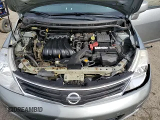 2012 Nissan Versa S with VIN 3N1BC1CPXCL360725, listed as a Copart auction lot 49407865 with 134,875 mi miles and Salvage Title. Bid and sale history available at carsss.com. Image 11.