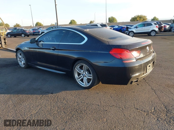 2012 BMW 6 Series 650i with VIN WBALX3C56CDV77689, listed as a IAAI auction lot 41840326 with 92,218 mi miles. Bid and sale history available at carsss.com. Image 3.