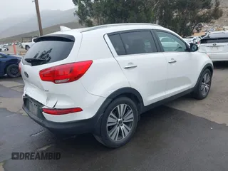 2015 Kia Sportage EX with VIN KNDPC3AC4F7766412, listed as a IAAI auction lot 42147917 with 89,829 mi miles and . Bid and sale history available at DreamBid. Image 4.