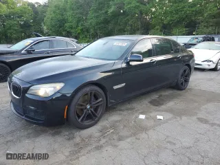2012 BMW 7 Series 740Li with VIN WBAKB4C53CC576294, listed as a Copart auction lot 53401885 with 159,858 mi miles and Clean Title. Bid and sale history available at carsss.com. Image 1.