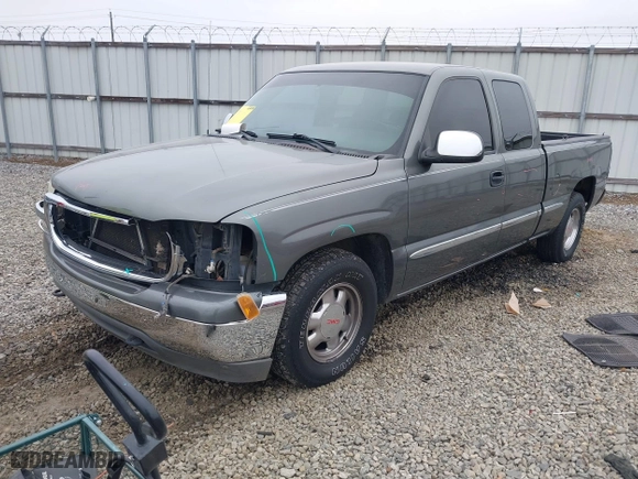 2002 GMC Sierra 1500 SLE with VIN 2GTEC19V321311642, listed as a IAAI auction lot 41508743 with 262,362 mi miles. Bid and sale history available at carsss.com. Image 17.
