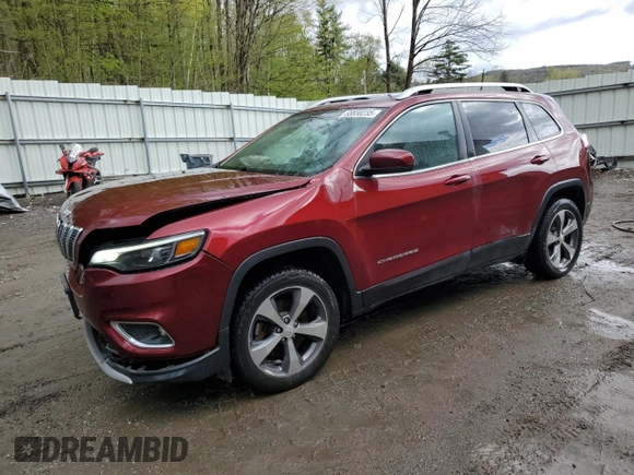 2019 Jeep Cherokee Limited с VIN 1C4PJMDX0KD253910, выставлен на аукционе Copart как лот 55830235 с пробегом 81 008 миль миль и Списание • Salvage title. История ставок и продаж доступна на DreamBid. Изображение 1.