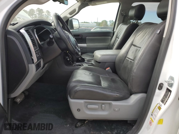 2018 Toyota Sequoia SR5 with VIN 5TDBY5G16JS162016, listed as a Copart auction lot 85428344 with 123,429 mi miles and Salvage Title. Bid and sale history available at carsss.com. Image 7.