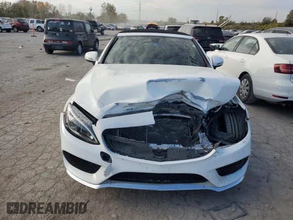 2017 Mercedes-Benz C 300 with VIN WDDWK4JB2HF541089, listed as a Copart auction lot 77261584 with 84,436 mi miles and Salvage Title. Bid and sale history available at DreamBid. Image 5.