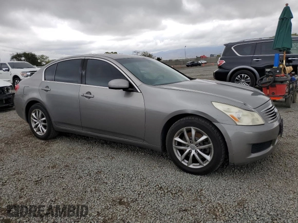 2008 Infiniti G35 x with VIN JNKBV61F28M251024, listed as a Copart auction lot 53756615 with 174,146 mi miles and Salvage Title. Bid and sale history available at DreamBid. Image 4.