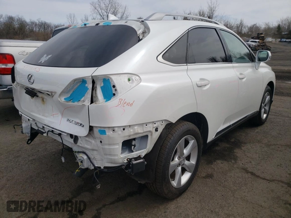 2015 Lexus RX 350 with VIN JTJBK1BA5F2483302, listed as a Copart auction lot 51577485 with 134,797 mi miles and Salvage title. Bid and sale history available at DreamBid. Image 3.