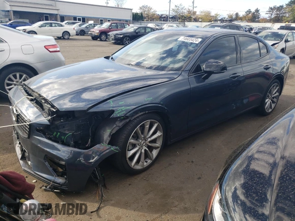2021 Volvo S60 Momentum with VIN 7JR102TZ2MG118236, listed as a Copart auction lot 74603424 with 15,917 mi miles and Salvage title. Bid and sale history available at DreamBid. Image 1.