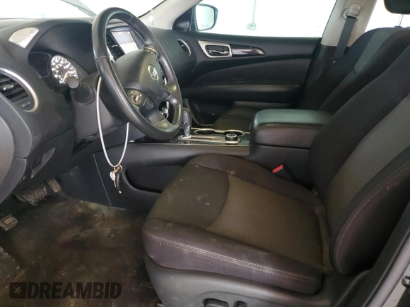 2019 Nissan Pathfinder SV with VIN 5N1DR2MM7KC613925, listed as a Copart auction lot 56841095 with 80,144 mi miles and Clean title. Bid and sale history available at DreamBid. Image 7.