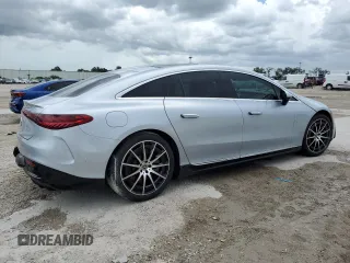 2022 Mercedes-Benz EQS with VIN W1KCG2DB7NA005218, listed as a Copart auction lot 70183614 with 0 mi miles and Salvage Title. Bid and sale history available at carsss.com. Image 3.