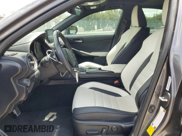 2022 Lexus IS 350 F Sport with VIN JTHGZ1B25N5052497, listed as a Copart auction lot 59523435 with 72,185 mi miles and Salvage title. Bid and sale history available at DreamBid. Image 7.