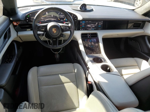 2020 Porsche Taycan Turbo with VIN WP0AC2Y16LSA71591, listed as a Copart auction lot 46949625 with 36,178 mi miles and Salvage title. Bid and sale history available at DreamBid. Image 8.