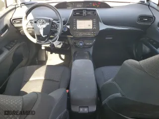 2021 Toyota Prius L Eco with VIN JTDKAMFU7M3134645, listed as a Copart auction lot 46712155 with 44,596 mi miles and Salvage Title. Bid and sale history available at carsss.com. Image 8.