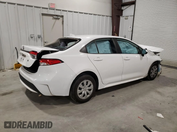 2020 Toyota Corolla L with VIN 5YFDPRAE8LP063188, listed as a Copart auction lot 41334525 with 0 mi miles and Salvage Title. Bid and sale history available at carsss.com. Image 3.