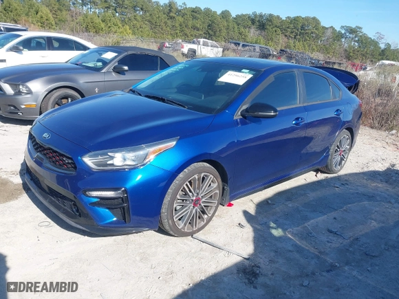 2021 Kia Forte GT with VIN 3KPF44AC6ME323920, listed as a IAAI auction lot 41296258 with 65,627 mi miles. Bid and sale history available at carsss.com. Image 17.