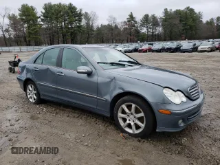 2007 Mercedes-Benz C with VIN WDBRF54J97F898836, listed as a Copart auction lot 51849735 with Not provided miles and Clean title. Bid and sale history available at DreamBid. Image 4.