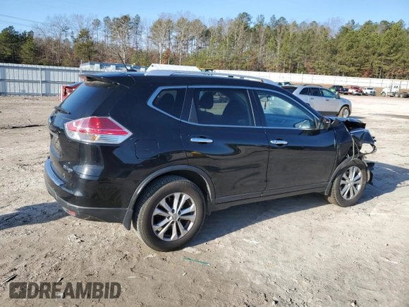 2016 Nissan Rogue SV with VIN KNMAT2MV3GP613566, listed as a Copart auction lot 85194384 with 138,423 mi miles and Salvage Title. Bid and sale history available at carsss.com. Image 3.