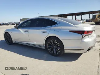 2019 Lexus LS with VIN JTHC51FF0K5007387, listed as a Copart auction lot 49511455 with 65,620 mi miles and Salvage Title. Bid and sale history available at carsss.com. Image 2.