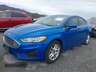 2019 Ford Fusion SE with VIN 3FA6P0HDXKR102508, listed as a IAAI auction lot 41849508 with 133,593 mi miles. Bid and sale history available at carsss.com. Image 6.