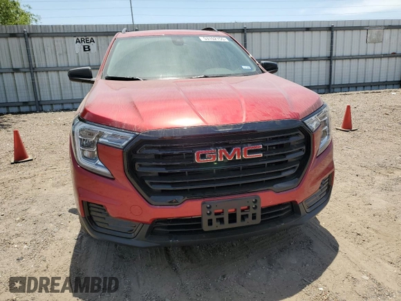 2024 GMC Terrain SLE with VIN 3GKALMEG2RL395277, listed as a Copart auction lot 53102155 with 746 mi miles and Salvage title. Bid and sale history available at DreamBid. Image 5.