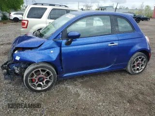 2013 FIAT 500 Sport z VIN 3C3CFFBR7DT511972, wystawiony jako Copart lot #56914805 z przebiegiem 182 147 mil mil oraz Szkoda całkowita • Salvage title. Historia ofert i sprzedaży dostępna na DreamBid. Obrazek 1.