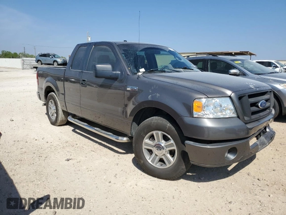 2008 Ford F-150 STX with VIN 1FTRX12W58KD12101, listed as a Copart auction lot 50467205 with 154,784 mi miles and Salvage Title. Bid and sale history available at carsss.com. Image 4.