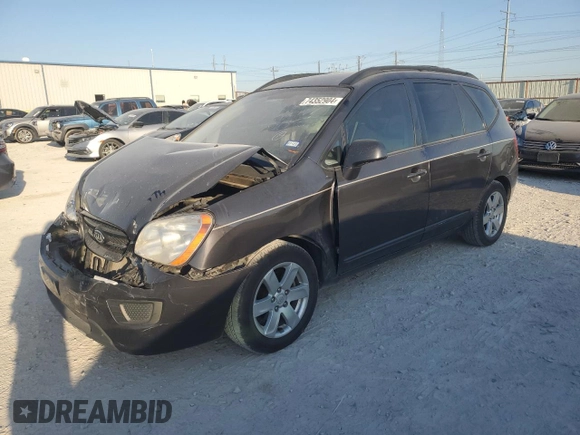 2008 Kia Rondo LX with VIN KNAFG525187201854, listed as a Copart auction lot 74352904 with 127,716 mi miles and Salvage Title. Bid and sale history available at carsss.com. Image 1.