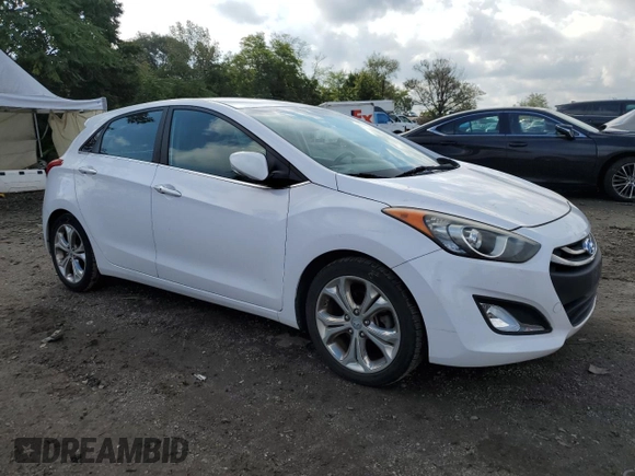 2015 Hyundai Elantra GT with VIN KMHD35LH5FU238558, listed as a Copart auction lot 74488844 with 56,934 mi miles and Salvage Title. Bid and sale history available at carsss.com. Image 4.