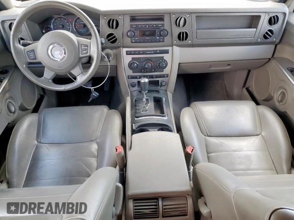 2006 Jeep Commander with VIN 1J8HH48N06C369122, listed as a Copart auction lot 50491065 with 123,692 mi miles and Clean Title. Bid and sale history available at carsss.com. Image 8.