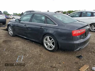 2015 Audi A6 Prestige with VIN WAUHGAFC5FN008805, listed as a Copart auction lot 58084535 with 98,829 mi miles and Salvage title. Bid and sale history available at DreamBid. Image 2.