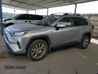 2021 Toyota RAV4 XLE Premium with VIN 2T3C1RFV2MC093320, listed as a Copart auction lot 47810785 with 55,362 mi miles and Salvage title. Bid and sale history available at DreamBid. Image 1.