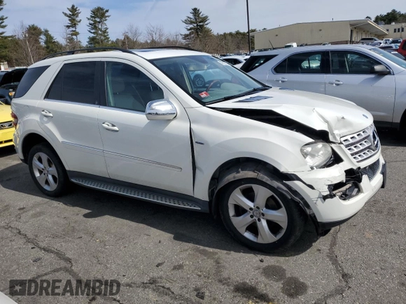 2010 Mercedes-Benz M 350 with VIN 4JGBB2FB0AA586441, listed as a Copart auction lot 49025215 with 144,977 mi miles and Salvage Title. Bid and sale history available at DreamBid. Image 4.