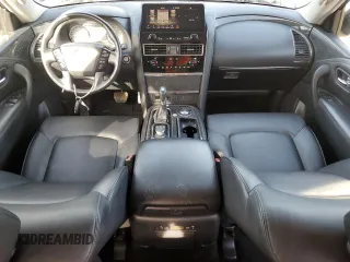 2023 Nissan Armada SV with VIN JN8AY2AC1P9182335, listed as a Copart auction lot 87447854 with 45,112 mi miles and Salvage Title. Bid and sale history available at carsss.com. Image 8.