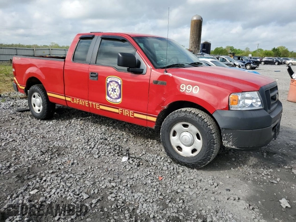 2008 Ford F-150 STX with VIN 1FTRX12W88FC08856, listed as a Copart auction lot 51310315 with 180,858 mi miles and Salvage Title. Bid and sale history available at carsss.com. Image 4.