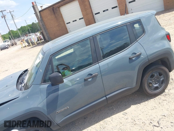 2018 Jeep Renegade Sport with VIN ZACCJBAB1JPJ57230, listed as a IAAI auction lot 42083023 with 87,355 mi miles and . Bid and sale history available at DreamBid. Image 2.