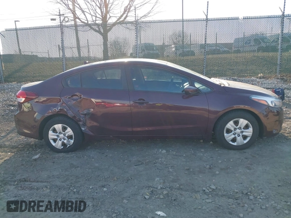 2017 Kia Forte LX with VIN 3KPFK4A77HE056947, listed as a IAAI auction lot 41768427 with 50,315 mi miles. Bid and sale history available at carsss.com. Image 13.