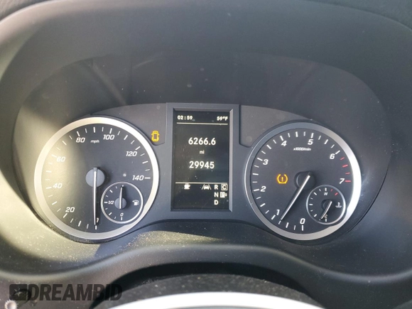 2020 Mercedes-Benz Metris with VIN W1WV0FEY0L3707677, listed as a Copart auction lot 88204725 with 29,945 mi miles and Salvage Title. Bid and sale history available at DreamBid. Image 9.