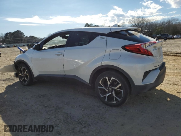 2018 Toyota C-HR XLE with VIN NMTKHMBXXJR020708, listed as a Copart auction lot 46410405 with 0 mi miles and Salvage Title. Bid and sale history available at carsss.com. Image 2.