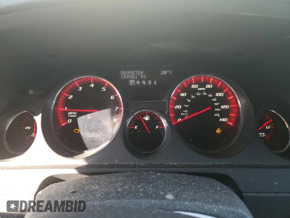2008 GMC Acadia SLE1 z VIN 1GKER13718J307746, wystawiony jako Copart lot #47288485 z przebiegiem 184 961 mil mil oraz Szkoda całkowita • Salvage title. Historia ofert i sprzedaży dostępna na DreamBid. Obrazek 9.